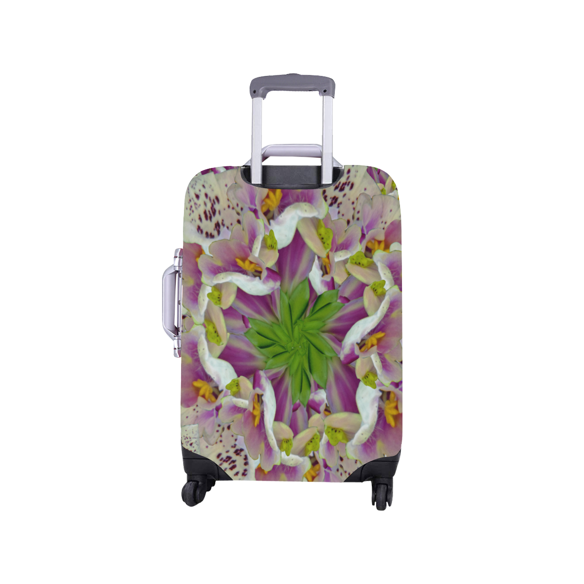 Digitalis Purpurea Flora Luggage Cover/Small 18"-21"
