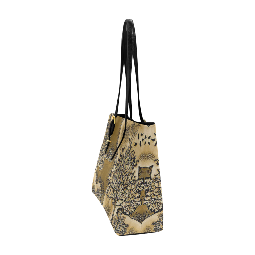 Among Trees2 Euramerican Tote Bag/Large (Model 1656)