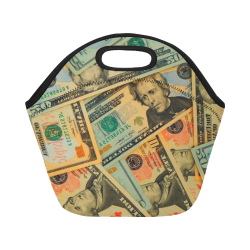 US DOLLARS 2 Neoprene Lunch Bag/Small (Model 1669)