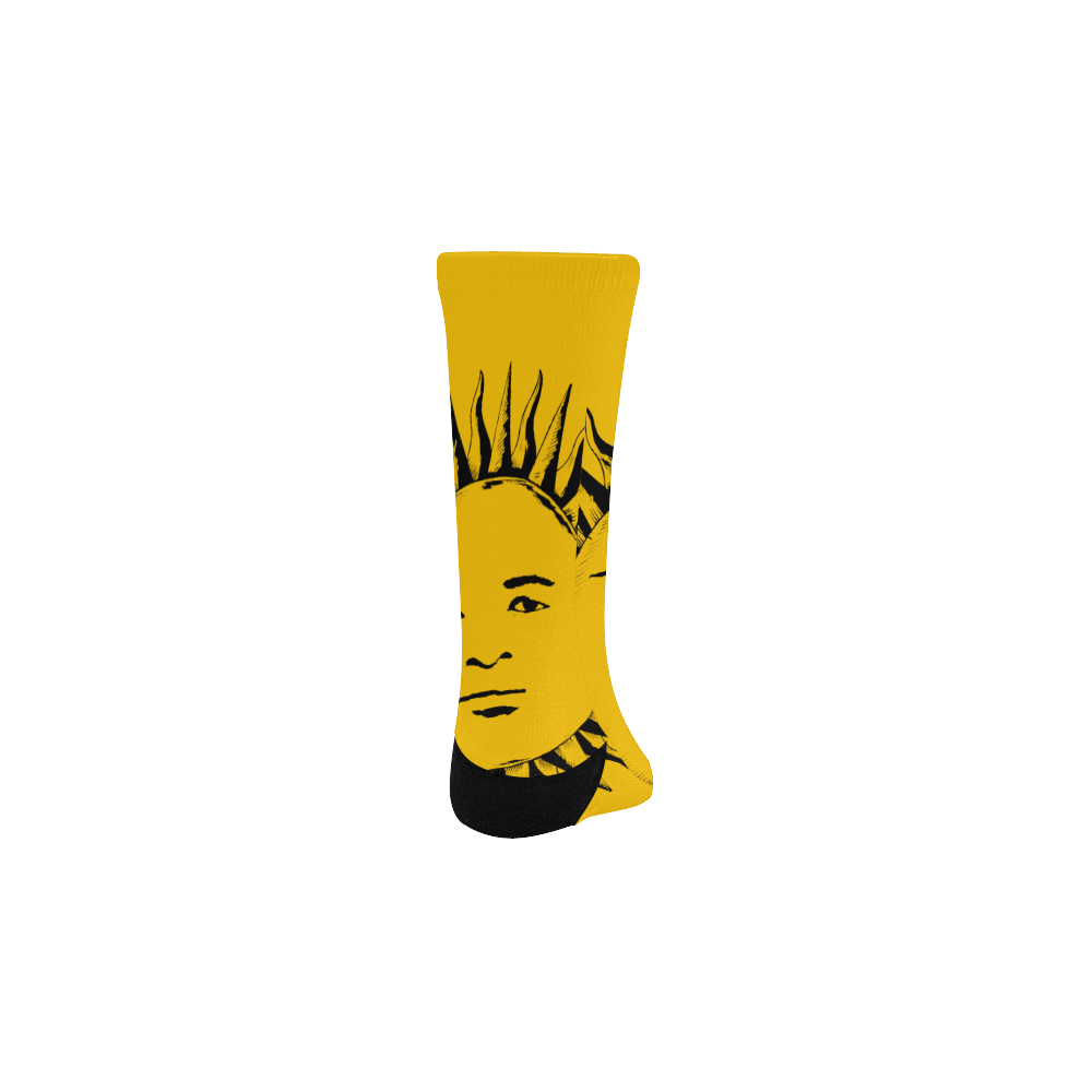 GOD Kids Socks Yellow & Black Kids' Custom Socks