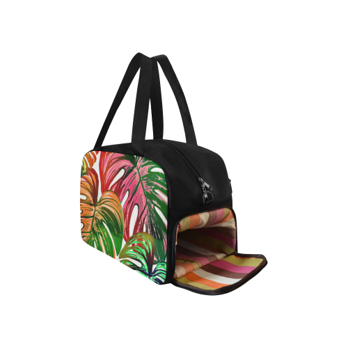 Pretty Leaves D by JamColors Fitness Handbag (Model 1671)