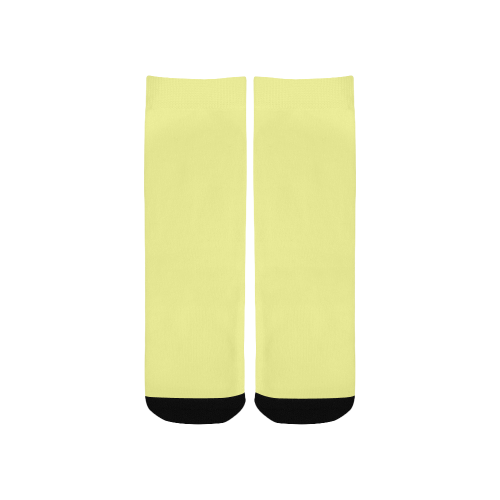 color canary yellow Kids' Custom Socks