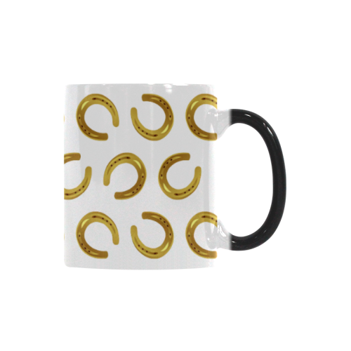 Golden horseshoe Custom Morphing Mug