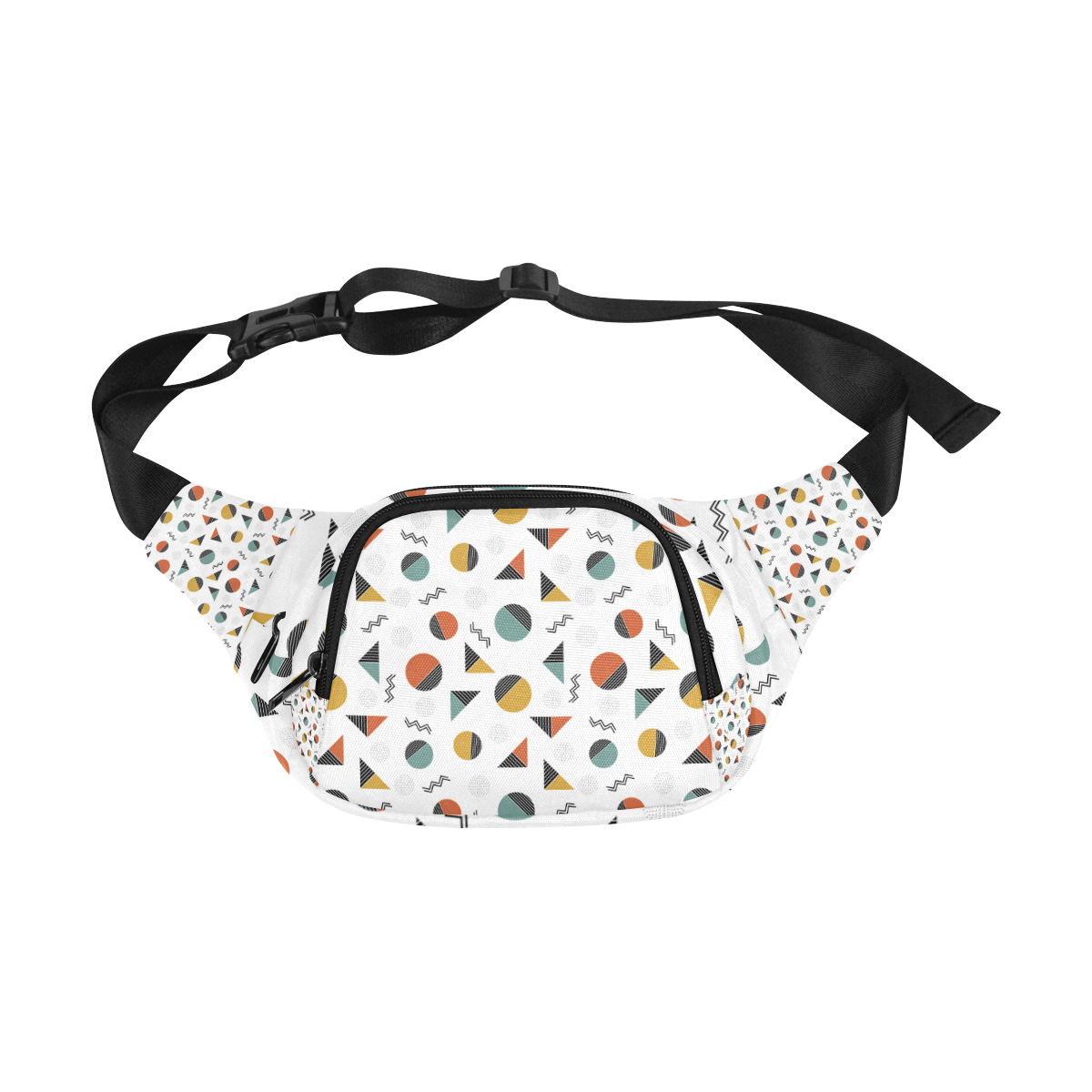 Geo Cutting Shapes Fanny Pack/Small (Model 1677)