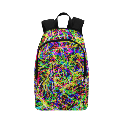 colorful abstract pattern Fabric Backpack for Adult (Model 1659)