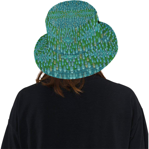 starfall and rain All Over Print Bucket Hat