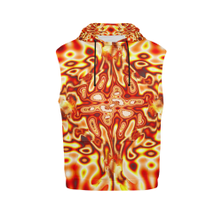 Infected All Over Print Sleeveless Hoodie for Men (Model H15)