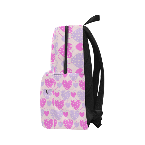 Red Hearts Unisex Classic Backpack (Model 1673)