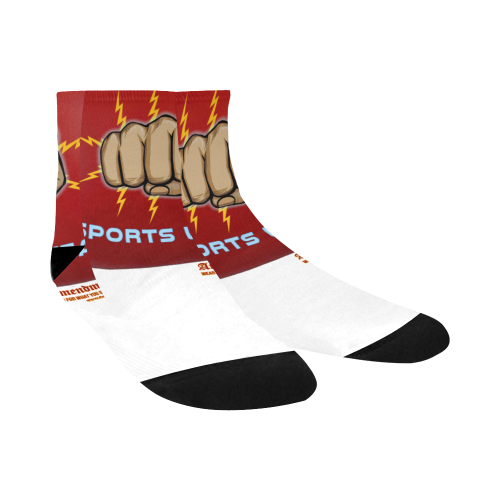 Shocking Thunder quarter  socks Quarter Socks