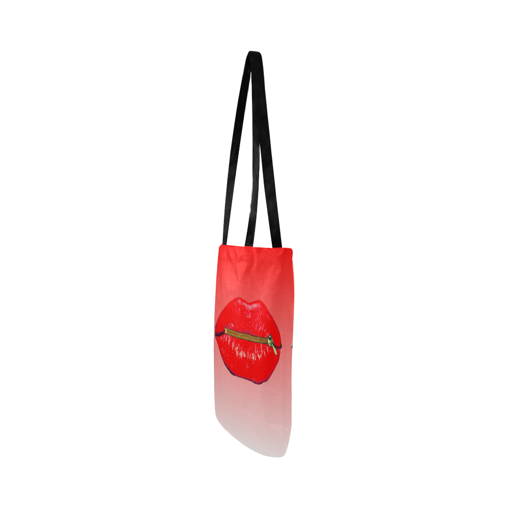 lips Reusable Shopping Bag Model 1660 (Two sides)