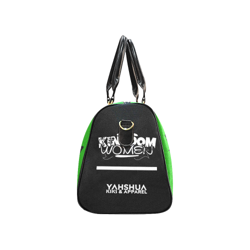 Neon Green/Black New Waterproof Travel Bag/Large (Model 1639)