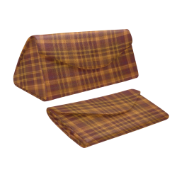 Plaid For Clan Sphinx Moth Maybe Custom Foldable Glasses Case