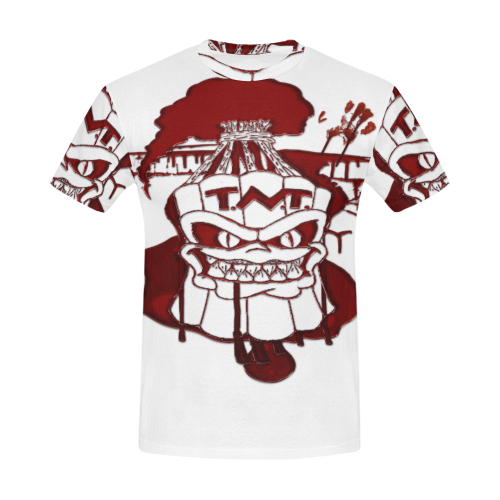 T.N.T Bloody Tee All Over Print T-Shirt for Men (USA Size) (Model T40)