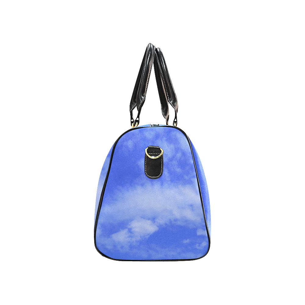 Blue Clouds New Waterproof Travel Bag/Large (Model 1639)