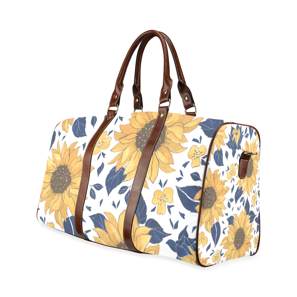 Sunflowers Travel Bag Waterproof Travel Bag/Small (Model 1639)