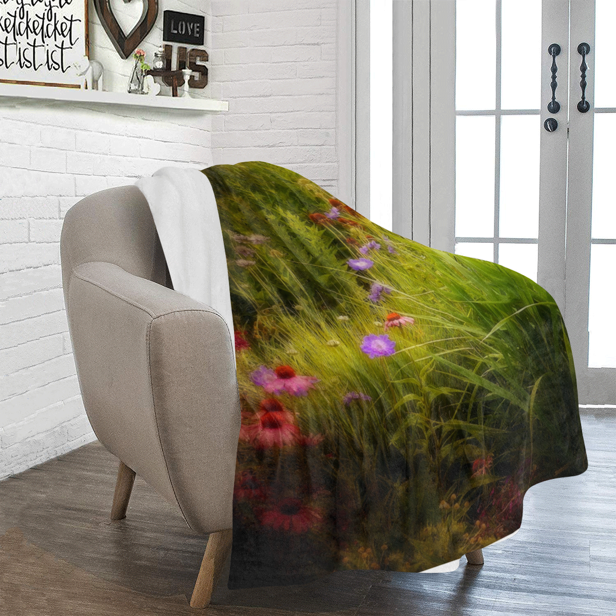 wildflowers Ultra-Soft Micro Fleece Blanket 43''x56''