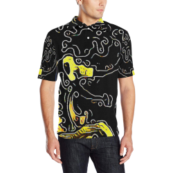 Dance! Dance! Dance!3 Men's All Over Print Polo Shirt (Model T55)