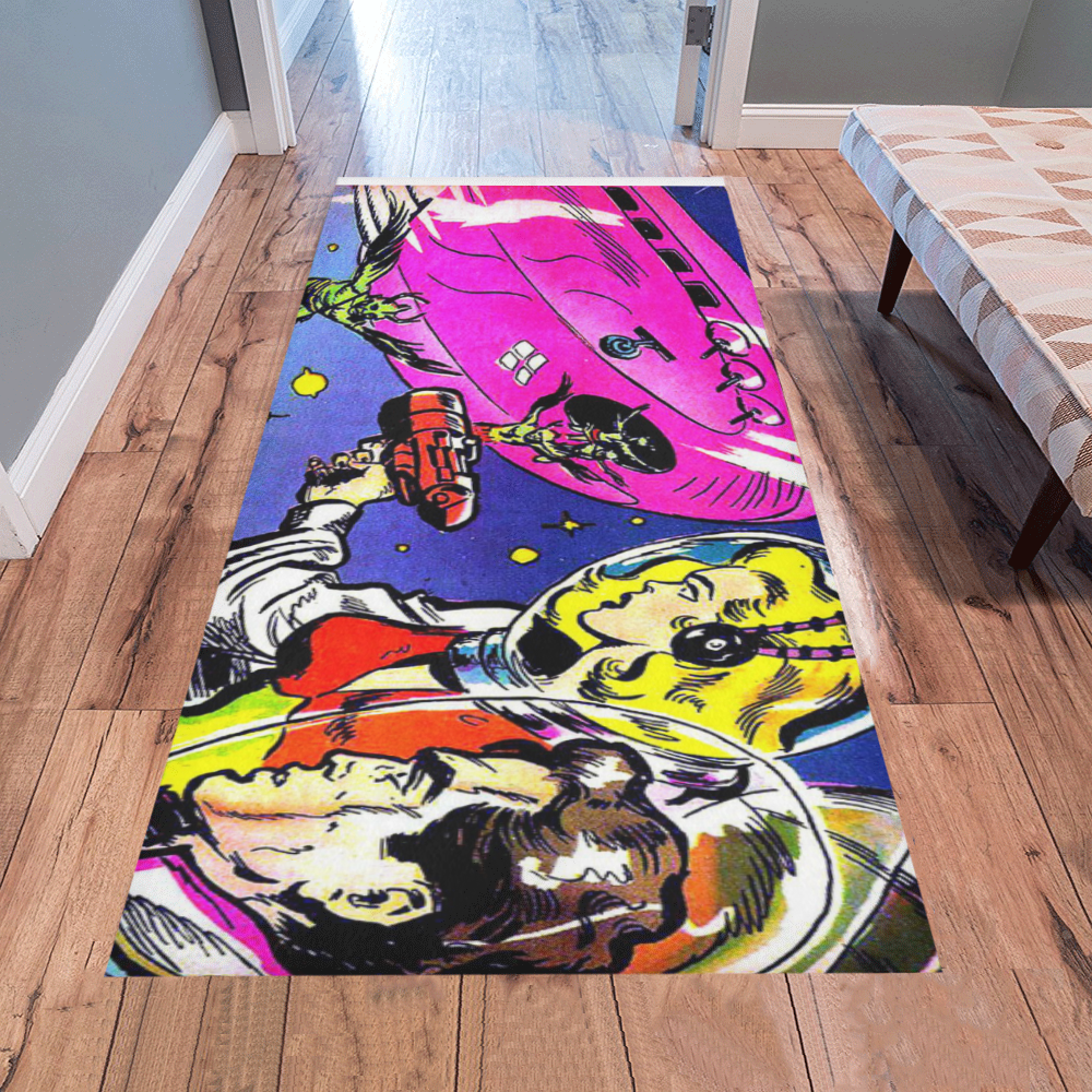 Battle in Space 2 Area Rug 7'x3'3''