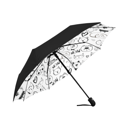 Meow Cats Anti-UV Auto-Foldable Umbrella (Underside Printing) (U06)