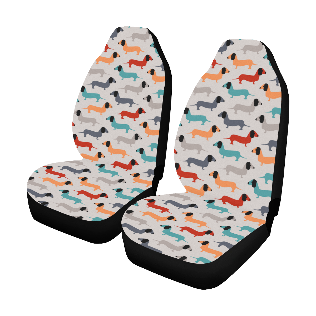 dog pattern Car Seat Covers (Set of 2)