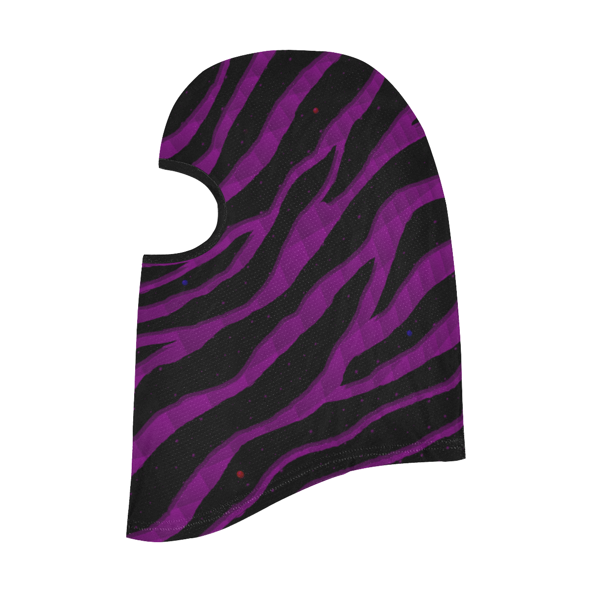 Ripped SpaceTime Stripes - Purple All Over Print Balaclava