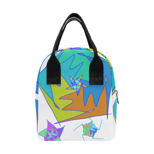 Abstract Design 2020 Zipper Lunch Bag (Model 1689)