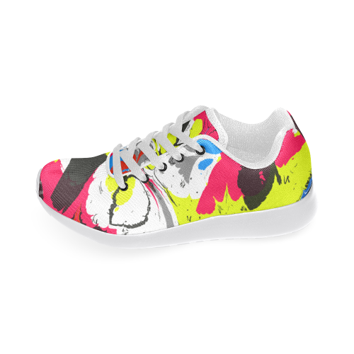 Colorful distorted shapes2 Men’s Running Shoes (Model 020)