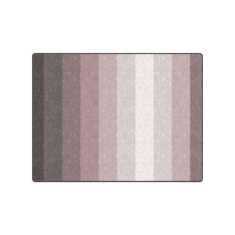 Grey multicolored stripes Blanket 50"x60"