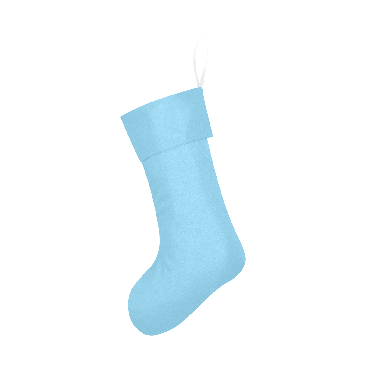 color baby blue Christmas Stocking