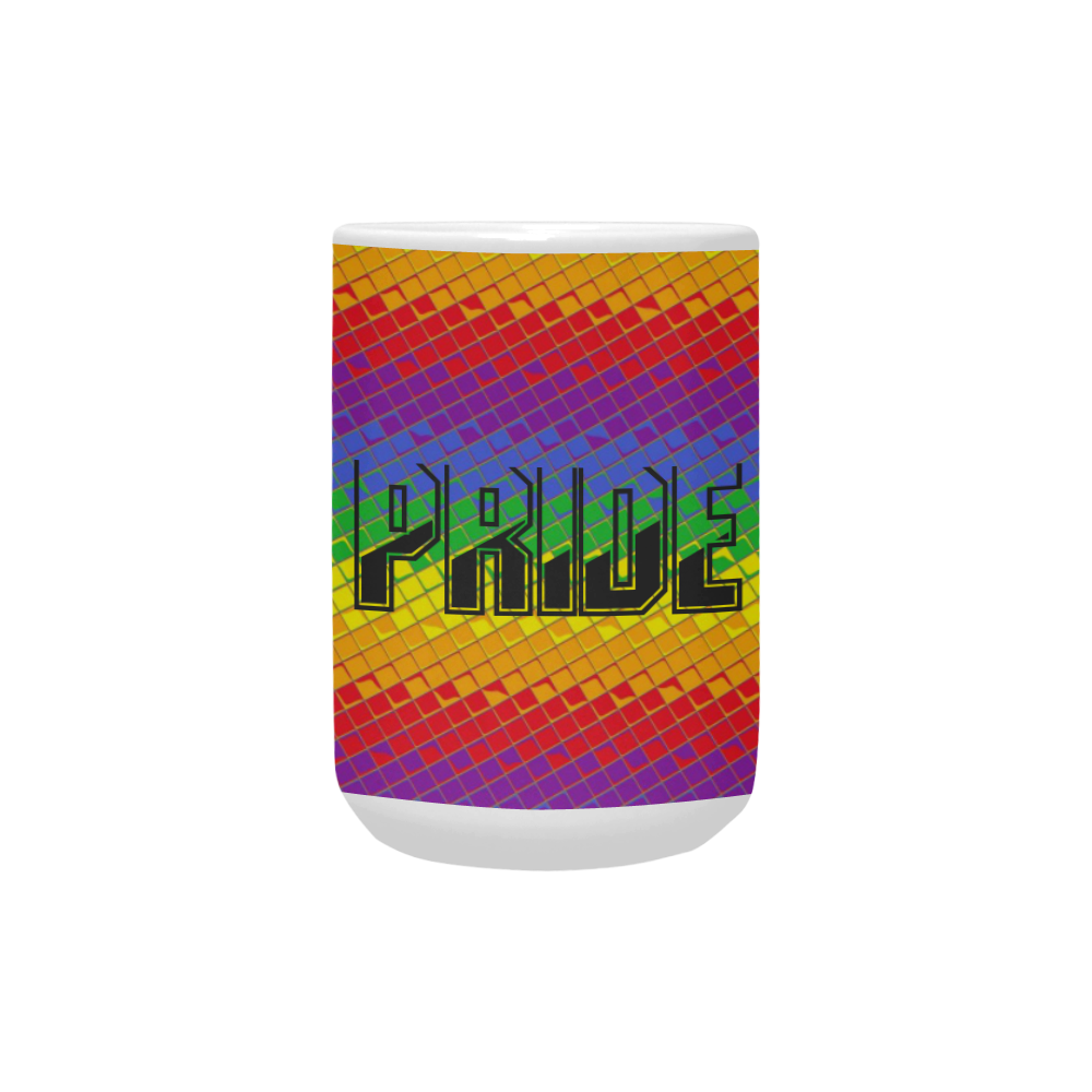 Pride Pattern by K.Merske Custom Ceramic Mug (15OZ)
