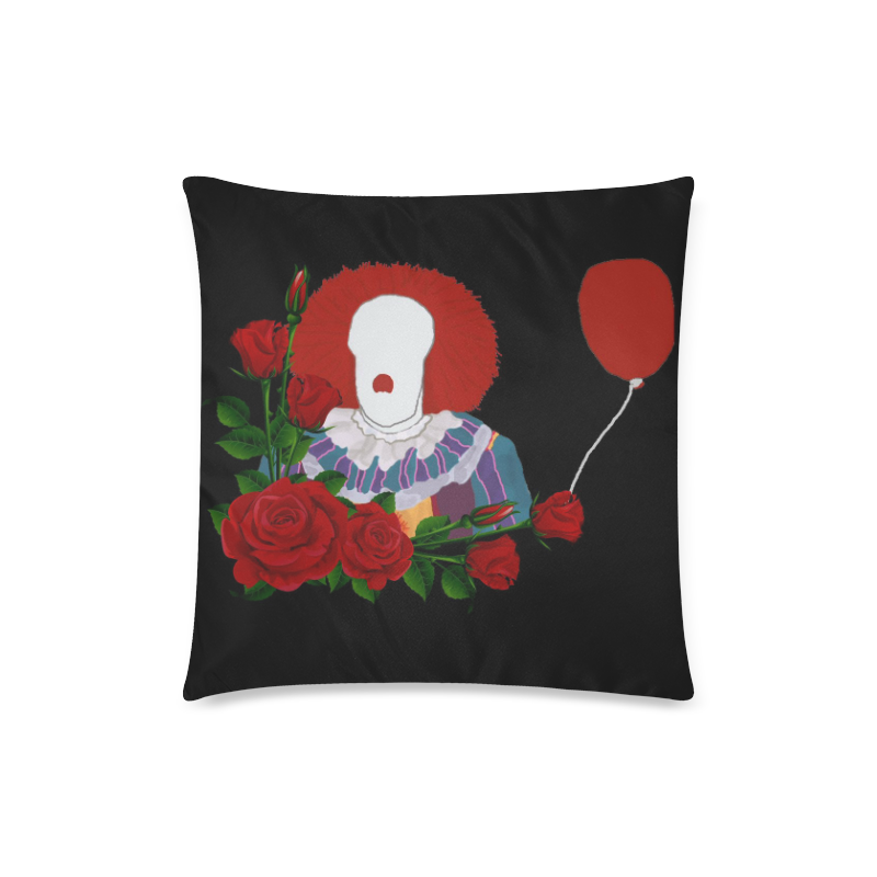 Pennywise Custom Zippered Pillow Case 18"x18" (one side)