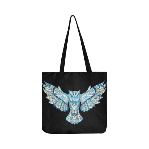 Flying Colorful Owl Design Reusable Shopping Bag Model 1660 (Two sides)