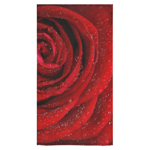 Red rosa Bath Towel 30"x56"