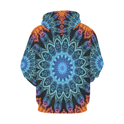 MANDALA SKY ON FIRE All Over Print Hoodie for Men/Large Size (USA Size) (Model H13)