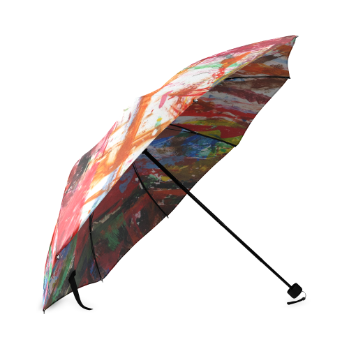 Paint on a white background Foldable Umbrella (Model U01)