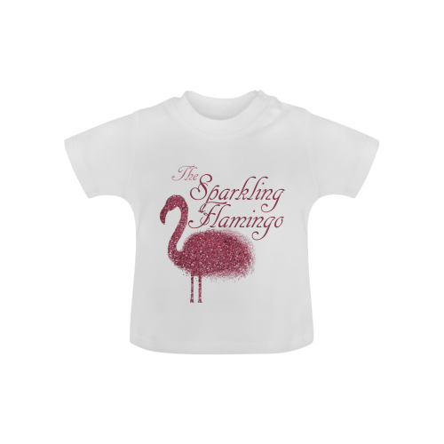 The Sparkling Flemingo Design By Me by Doris Clay-Kersey Baby Classic T-Shirt (Model T30)