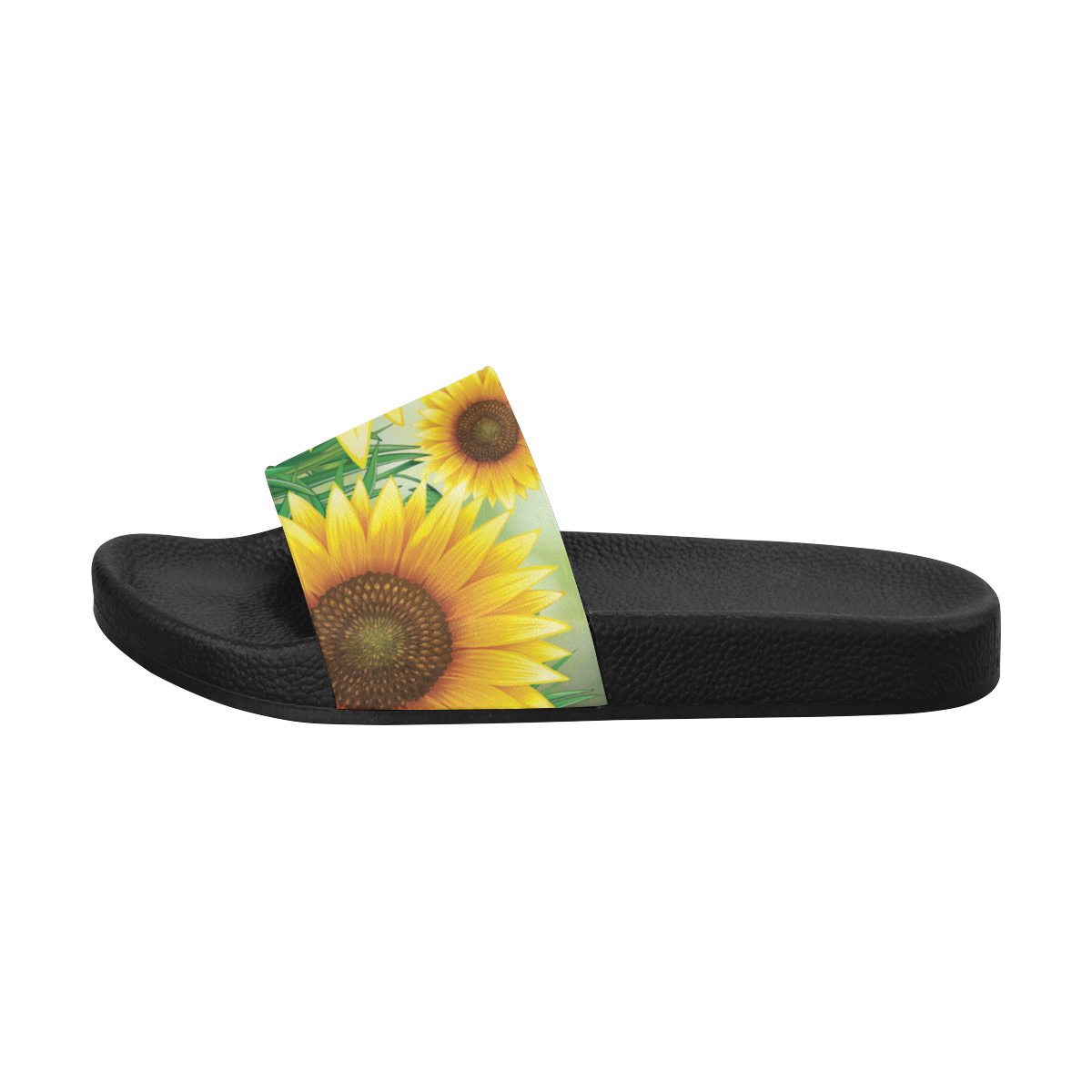 sunflower slides Women's Slide Sandals (Model 057)