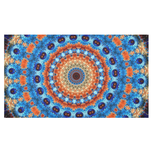 Kaleidoscope Cotton Linen Tablecloth 60"x 104"