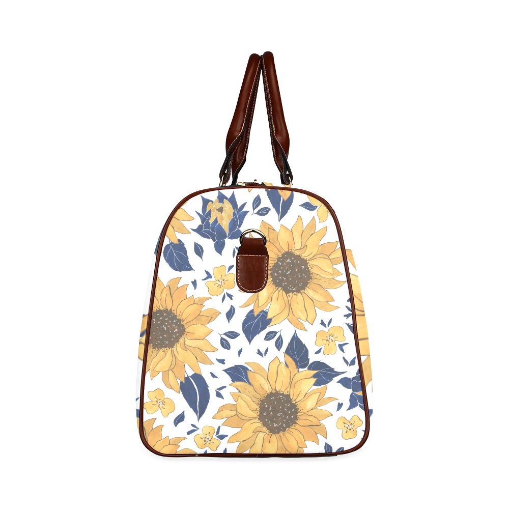 Sunflowers Travel Bag Waterproof Travel Bag/Small (Model 1639)