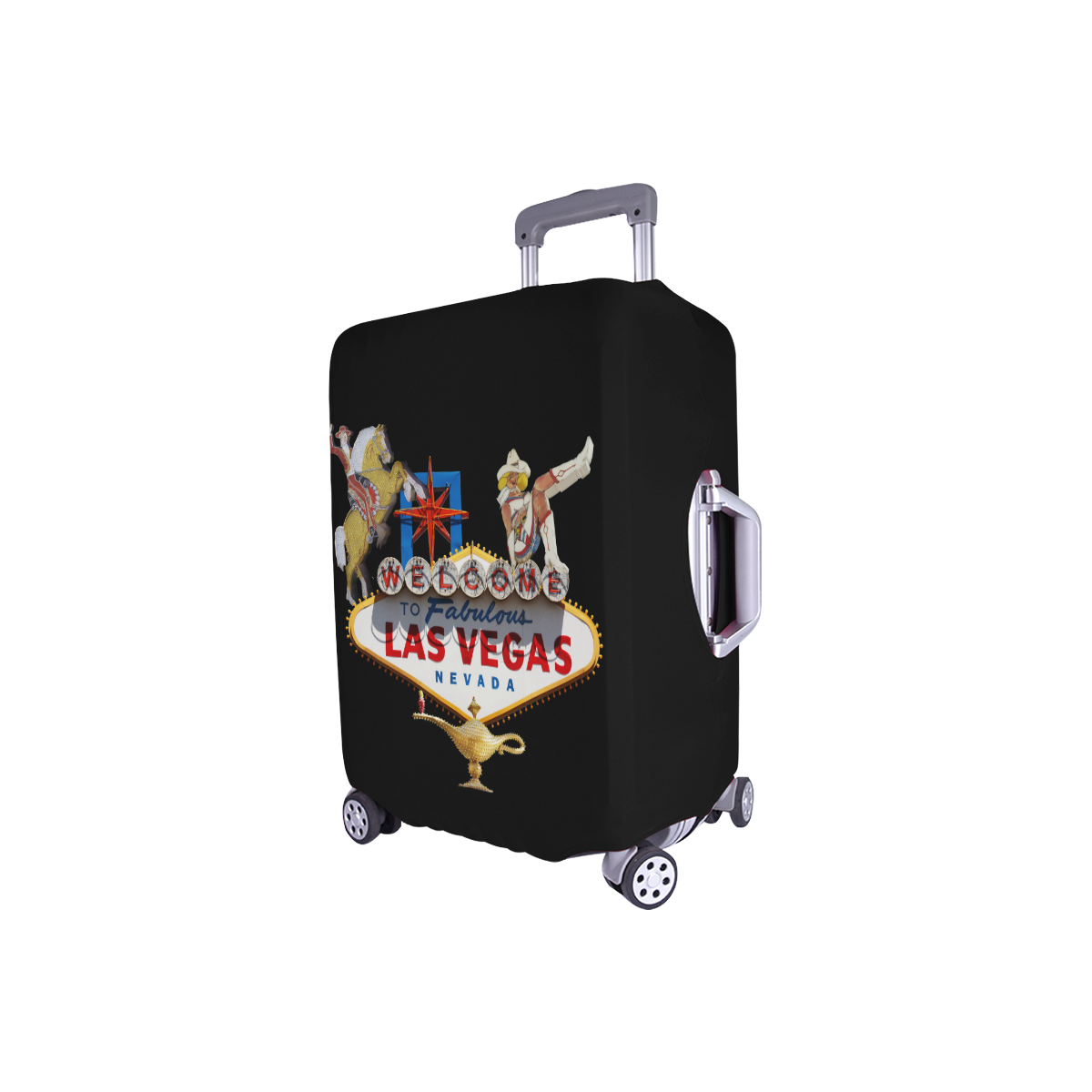 Las Vegas Welcome Sign Luggage Cover/Small 18"-21"