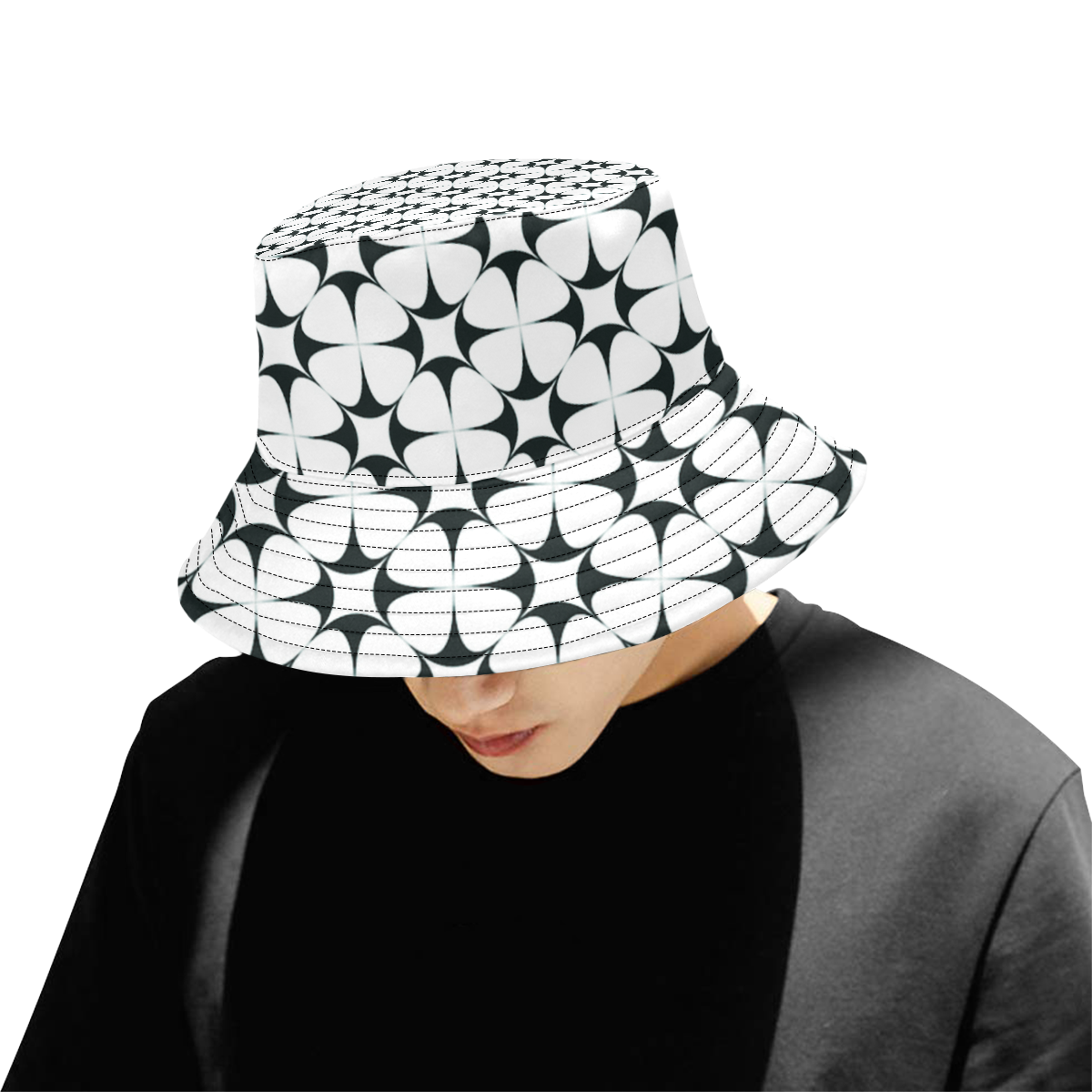 19sw All Over Print Bucket Hat for Men