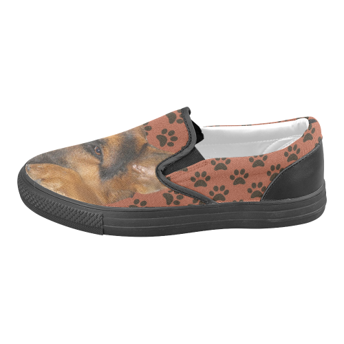 GSD shoes slipons Women's Unusual Slip-on Canvas Shoes (Model 019)