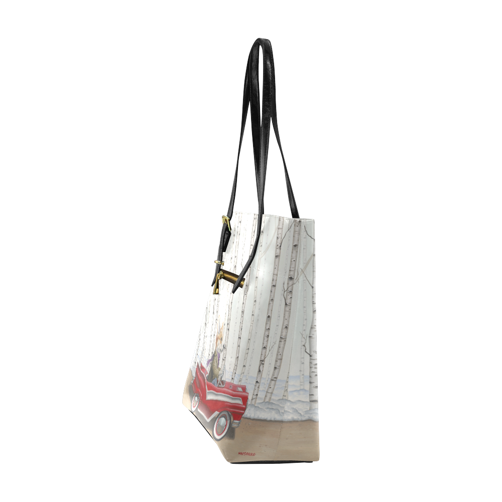 Corgi Tote Bag Euramerican Tote Bag/Small (Model 1655)