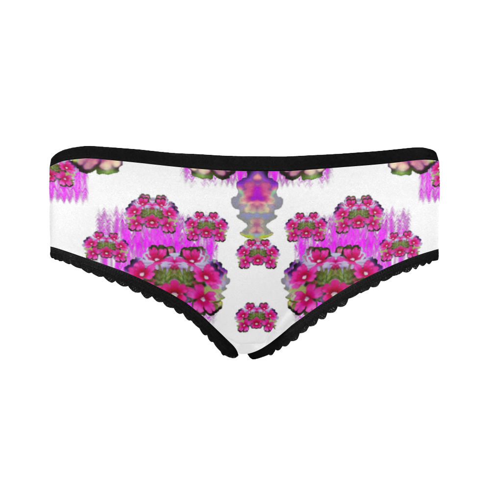 Happy Merry fantasy flowers Women's All Over Print Classic Briefs (Model L13)