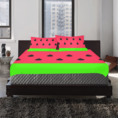 Watermelon 3-Piece Bedding Set