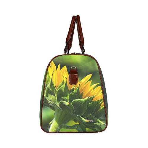 Sunflower New Beginnings Waterproof Travel Bag/Large (Model 1639)
