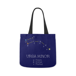 Star Ursa Minor funny astronomy space galaxy Canvas Tote Bag 02 Model 1603 (Two sides)