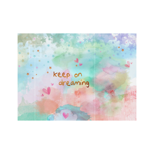 KEEP ON DREAMING Neoprene Water Bottle Pouch/Small