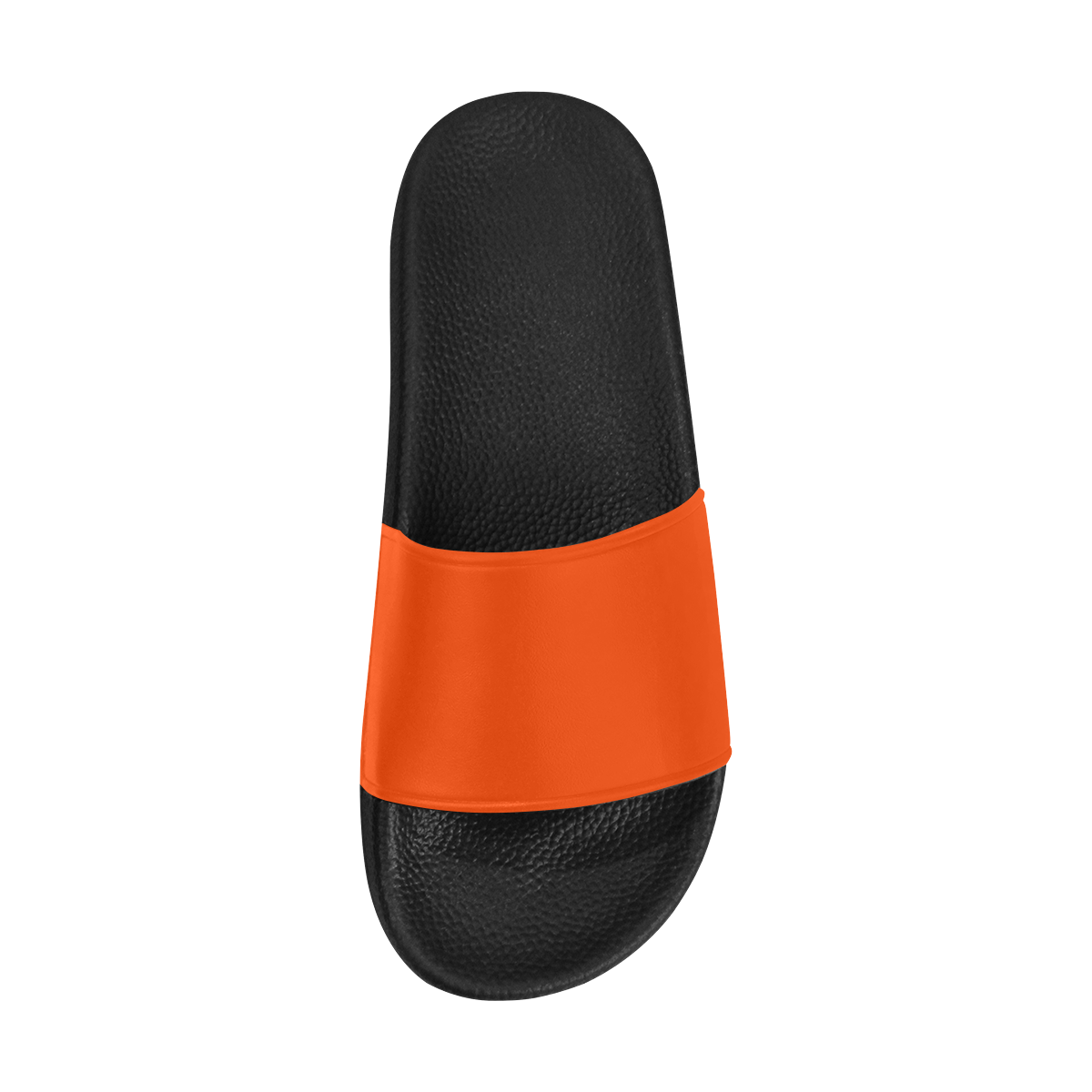 color orange red Men's Slide Sandals (Model 057)