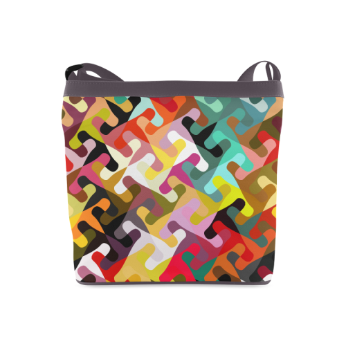 Colorful shapes Crossbody Bags (Model 1613)